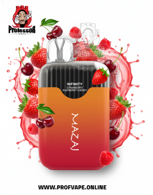 سحبة مزاج انفنتي الجاهزة نكهة فرولة رازبيري كرز (4500 سحبة)
