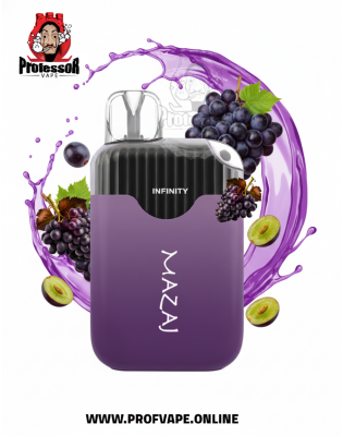 سحبة مزاج انفنتي الجاهزة نكهة عنب اسود (4500 سحبة)