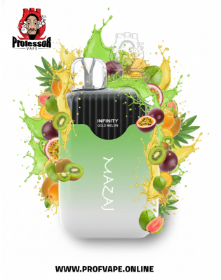 سحبة مزاج انفنتي الجاهزة نكهة كيوي باشن فروت جوافة (4500 سحبة)