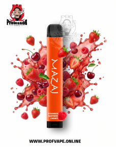 (Mazaj flow Disposable strawberry raspberry cherry (2000Puffs
