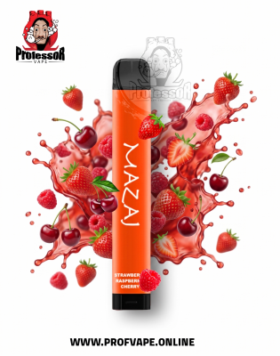 (Mazaj flow Disposable strawberry raspberry cherry (2000Puffs