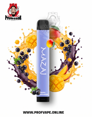 (Mazaj flow Disposable mango blackcrunnt (2000Puffs