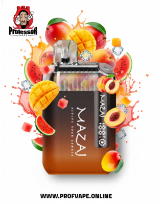 سحبة مزاج انفنتي اكس الجاهزة (9000 سحبة) مانجو خوخ بطيخ