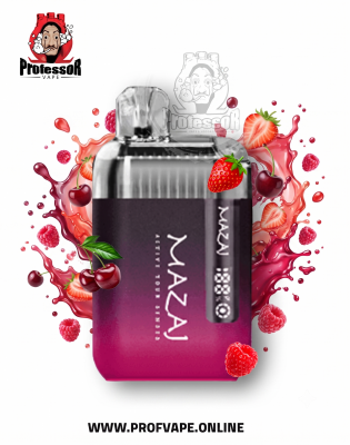 mazaj infinity X Disposable (9000 puffs) strawberry cherry raspberry
