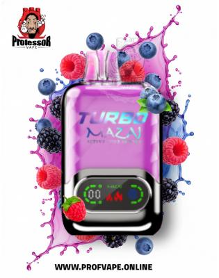 mazaj turbo Disposable (15000 puffs) berry raspberry