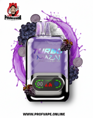 mazaj turbo Disposable (15000 puffs) black grape mazaj turbo Disposable (15000 puffs) black grape