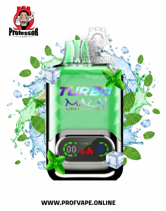 mazaj turbo Disposable (15000 puffs) mint ice mazaj turbo Disposable (15000 puffs) mint ice