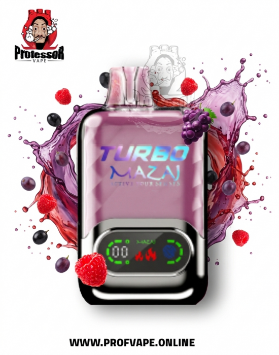 سحبة مزاج تيربو عنب توت 15000 سحبة