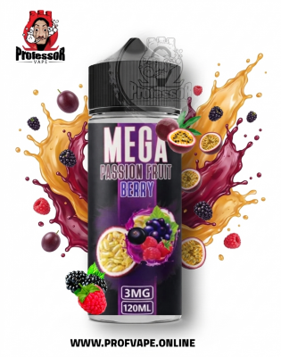 Grand E-liquid Mega Passionfruit Berry 120ml