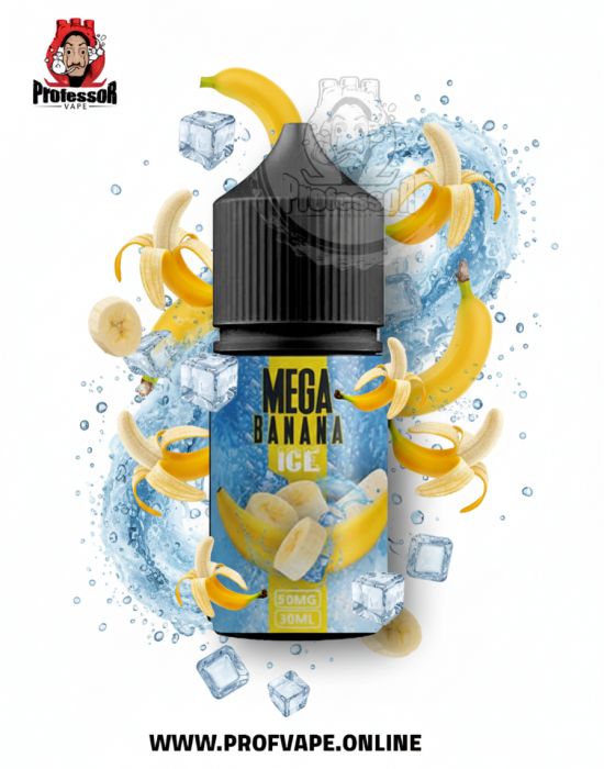 Grand E-Liquid Mega Banana Ice 30ml نكهة جراند اي ليكود ميجا موز آيس 30 مل