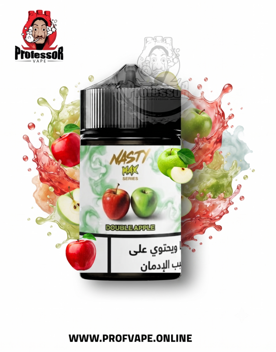 Nasty Max Double Apple 60ml نكهة ناستي ماكس دبل ابل 60 مل فري بيز