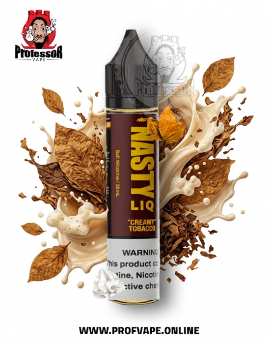 nasty liq Creamy Tobacco 30ml نكهة ناستي ليك كريمي توباكو 30 مل