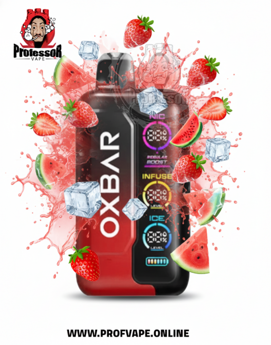 سحبة Oxbar Tri-Fusion فراولة بطيخ 40000 سحبة