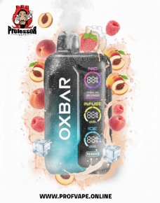 سحبة اوكس بار تري فيوجن الجاهزة (40000 سحبة) خوخ توت سحبة اوكس بار تري فيوجن الجاهزة (40000 سحبة) خوخ توت