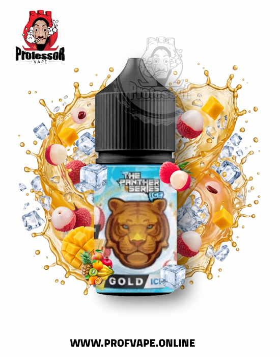 Dr Vapes جولد بانثر آيس 30ml 30mg 50mg نكهة دكتور فيب جولد بانثر آيس 30 مل مانجو لايچي 50/50