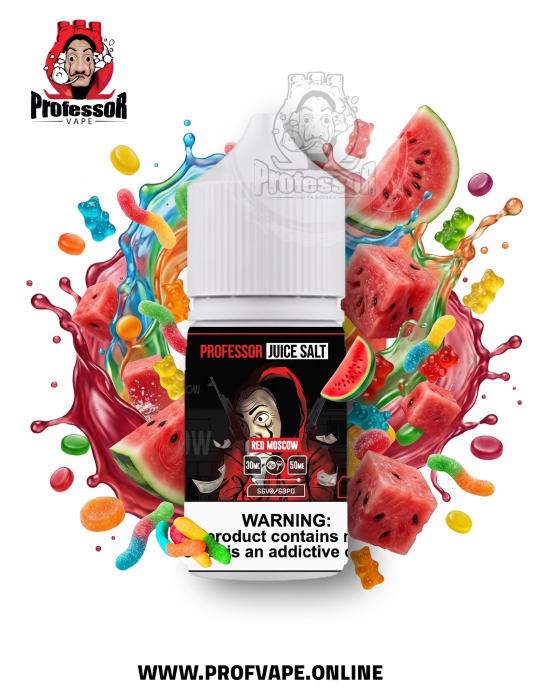 Professor Juice Red Moscow 30ml نكهة بروفيسور جوس رِد موسكو 30 مل بطيخ كاندي