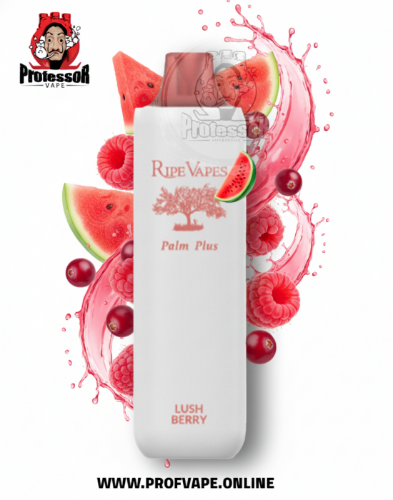 Ripe Vapes Palm Plus Lush Berry سحبة رايب فيبز بالم بلس لَش بيري 4000