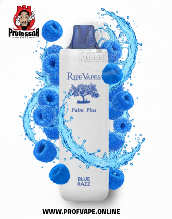 Ripe Vapes Palm Plus Blue Razz سحبة رايب فيبز بالم بلس بلو راز
