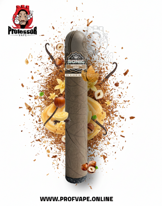 سحبة سونيك سيجار (2000 سحبة) توباكو كاسترد بندق سحبة سونيك سيجار (2000 سحبة) توباكو كاسترد بندق