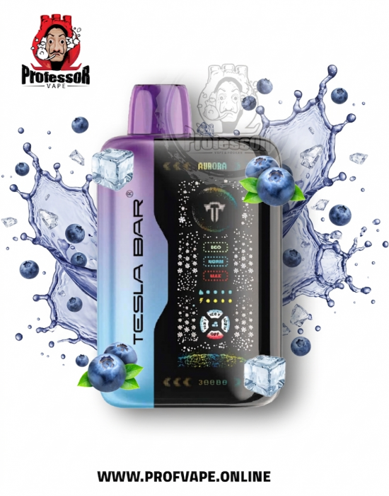 Tesla Bar XT بلوبيري ايس سحبة تسلا بار XT بلوبيري ايس 25000 سحبة