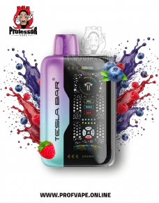 سحبة تسلا بار الجاهزة (25000 سحبة) بلوبيري راز بيري