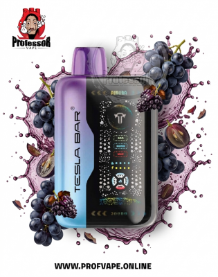 سحبة تسلا بار الجاهزة (25000 سحبة) عنب اسود سحبة تسلا بار الجاهزة (25000 سحبة) عنب اسود