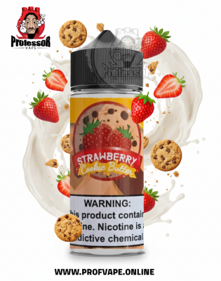 نكهة فرولة كوكيز - فيبر تريتس ستروبري كوكي بتر 100مل