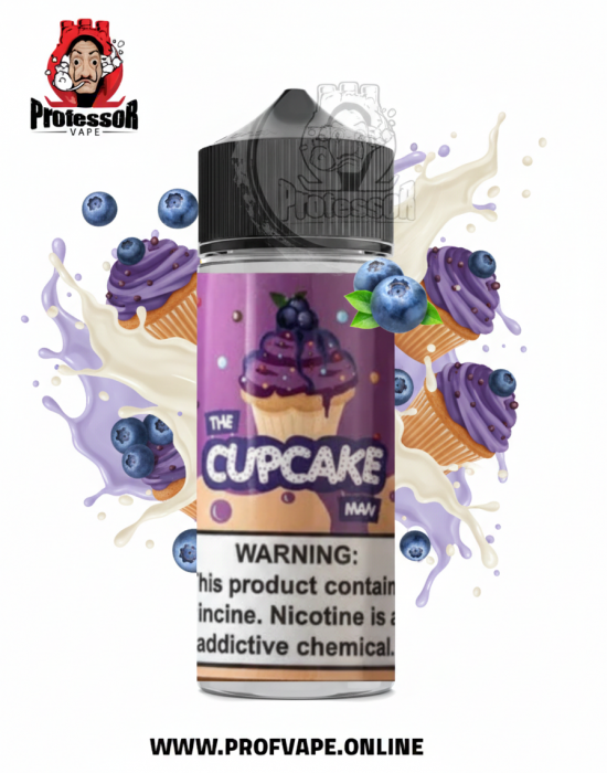 The Cupcake Man Blueberry 100ml نكهة كب كيك بلوبيري 100 مل فري بيز