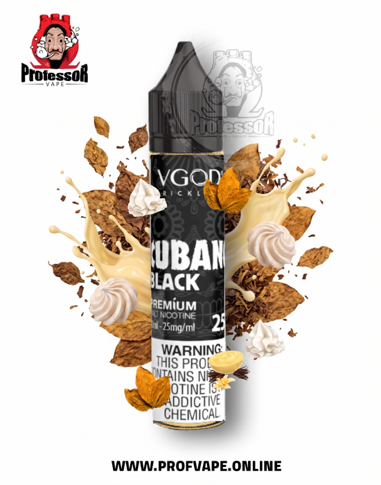 Vgod Cubano Black 30ml salt nicotine