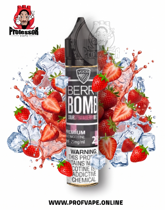 VGOD Berry Bomb Ice 30ml strawberry candy ice salt nicotine