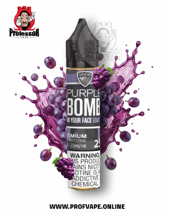 VGOD Purple Bomb 30ml grape candy salt nicotine