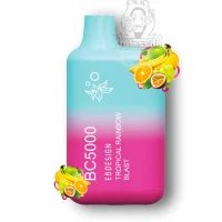 tropical rainbow blast elf bar flavor Disposable ( 5000 puffs ) 50mg Flavor:Black Berry Cherry blueberry Raspberry Peach Lime Geek