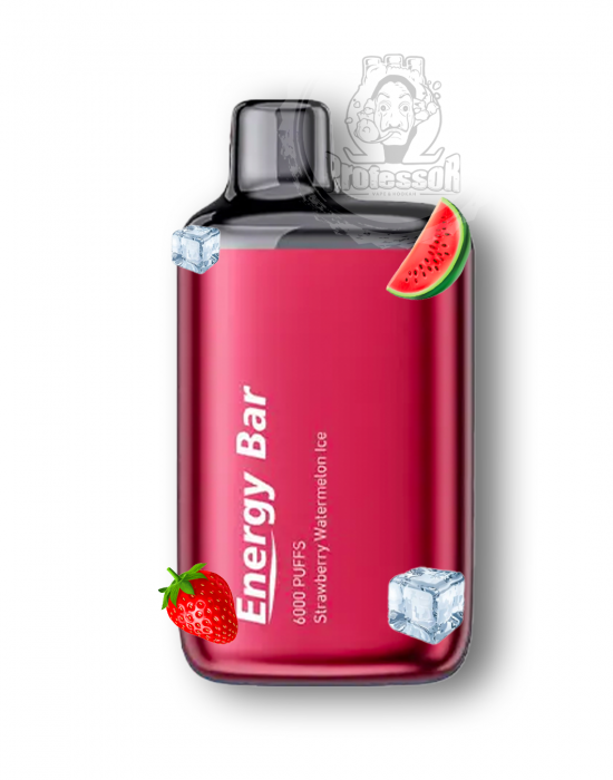 energy bar Disposable Strawberry Watermelon Ice (6000uffs)