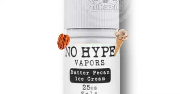 No Hype Pecan Ice Cream 30ml  Salt Nicotine
