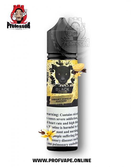 نكهة كريمي فانيلا كاسترد - دكتور فيب بانثر بلاك كاسترد 50ملي