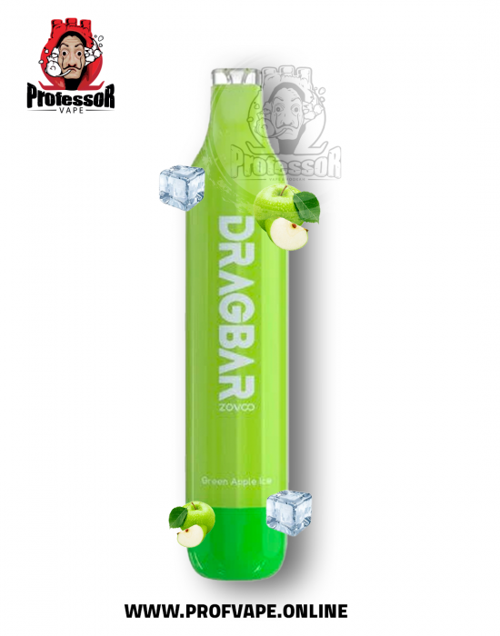 Zovoo drag bar Disposable (5000 puffs) green apple ice