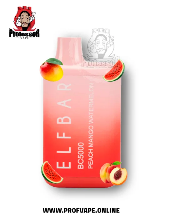 Elf Bar Disposable ( 5000 puffs ) mango peach watermelon 20mg - in saudi arabia Elf Bar Disposable ( 5000 puffs ) mango peach watermelon 20mg - in saudi arabia