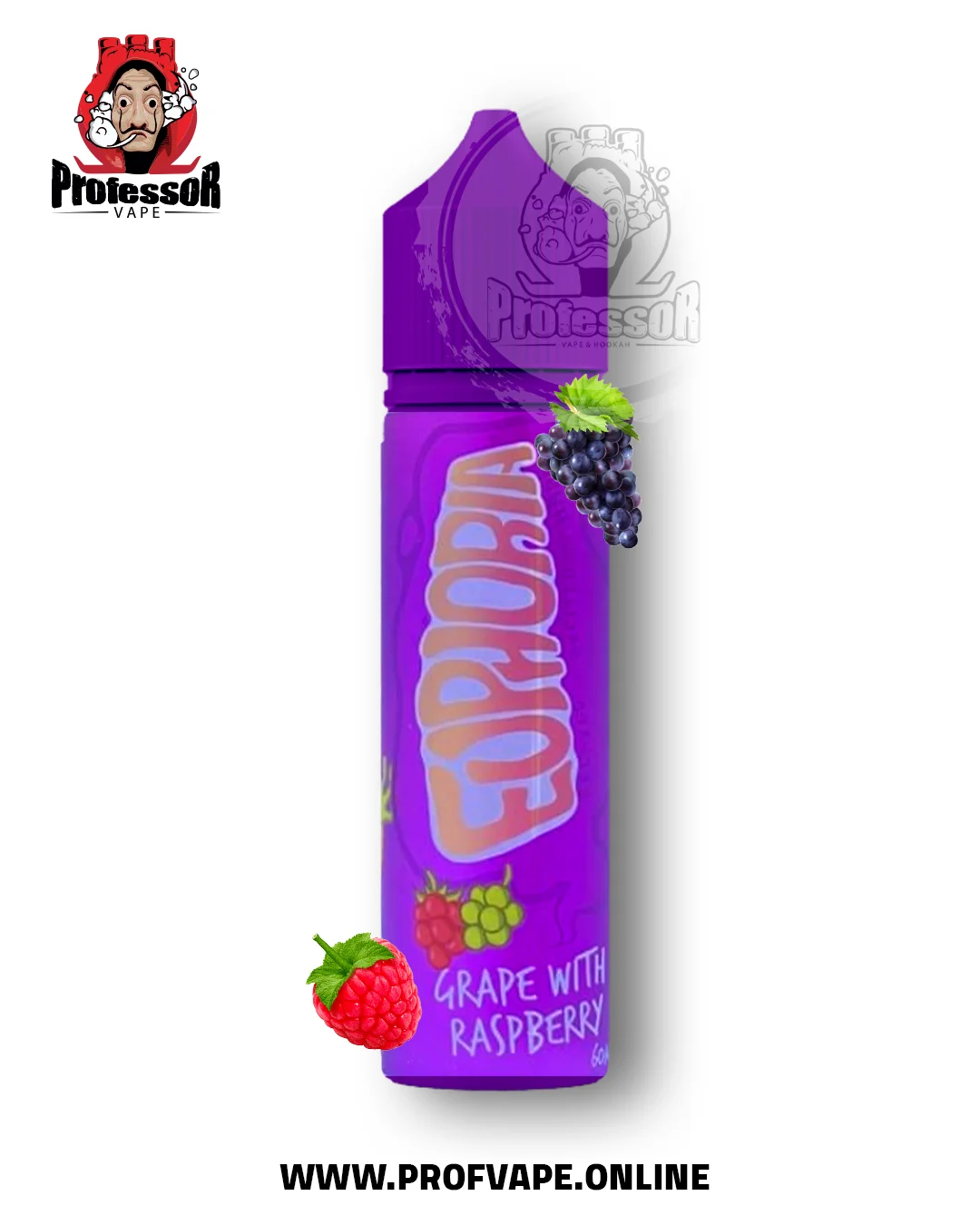 Euphoria Grape Raspberry 60ml 6mg - in saudi arabia