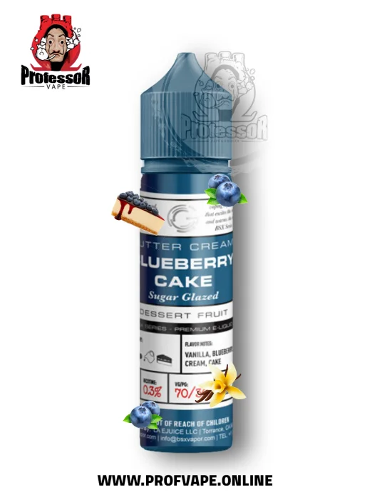 elfbar nachfüll pod läuft aus F#blueberry Vanilla Cake Sweet Buttercream & Blueberry Glaze GLAS Basix  Series Vape Juice Blueberry Cake 60ml - 3mg main image 0