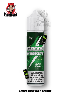 Loko Lab Green Energy (Low Ice) 60ml 3mg Loko Lab Green Energy (Low Ice) 60ml 3mg