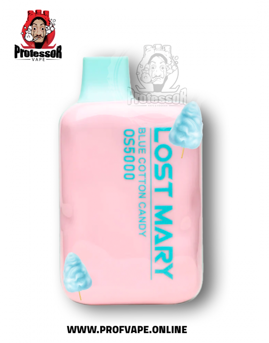 lost mary Disposable ( 5000 puffs ) blue cotton candy
