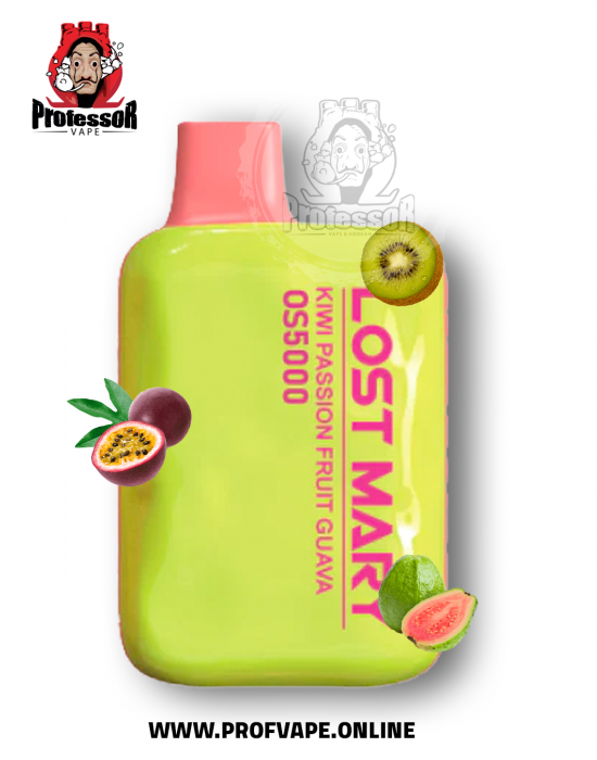 lost mary Disposable ( 5000 puffs ) kiwi passion fruit guava