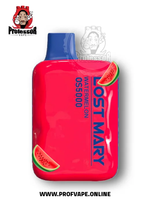 lost mary watermelon os5000 Lost Mary 4 in 1 Prefilled Pod Kit Bundle – 3200 Puffs + 5 Packs of Pods main image 0