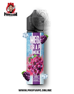 نكهة عنب - ميقا جريب (ايس) 60مل 3ملجم نكهة عنب - ميقا جريب (ايس) 60مل 3ملجم