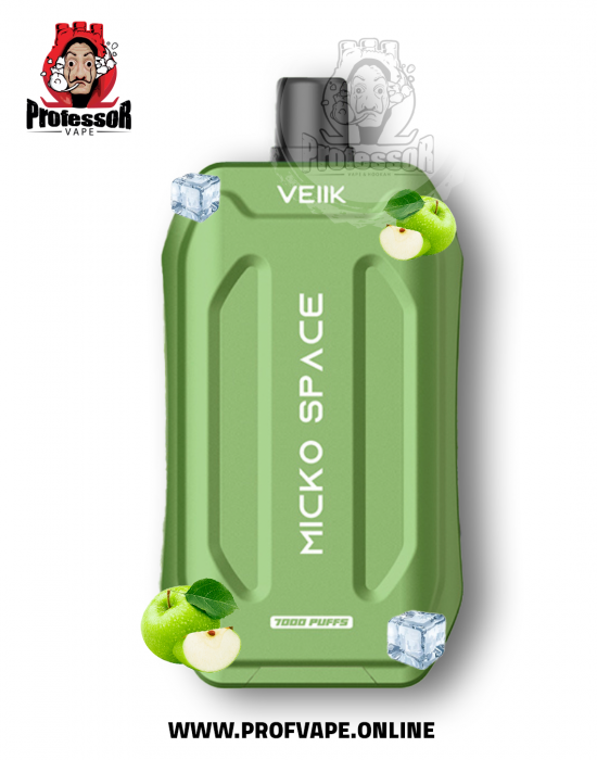 VEIIK micko space Disposable (7000 puffs) green apple ice