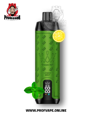 Al Fakher crown bar sound Disposable (12000 puffs) lemon mint Al Fakher crown bar sound Disposable (12000 puffs) lemon mint