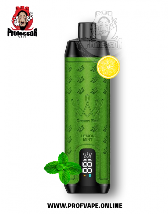 Al Fakher crown bar sound Disposable (12000 puffs) lemon mint