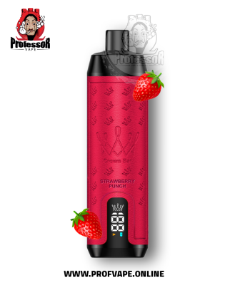 Al Fakher crown bar sound Disposable (12000 puffs) strawberry Al Fakher crown bar sound Disposable (12000 puffs) strawberry
