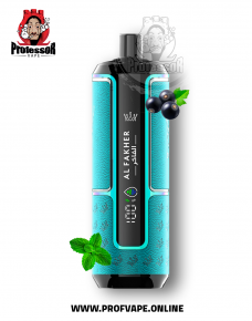 Al Fakher crown bar Disposable (15000 puffs) blackcurrant mint Al Fakher crown bar Disposable (15000 puffs) blackcurrant mint