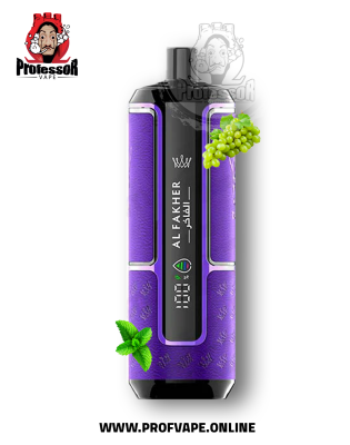 Al Fakher crown bar Disposable (15000 puffs) grape mint Al Fakher crown bar Disposable (15000 puffs) grape mint